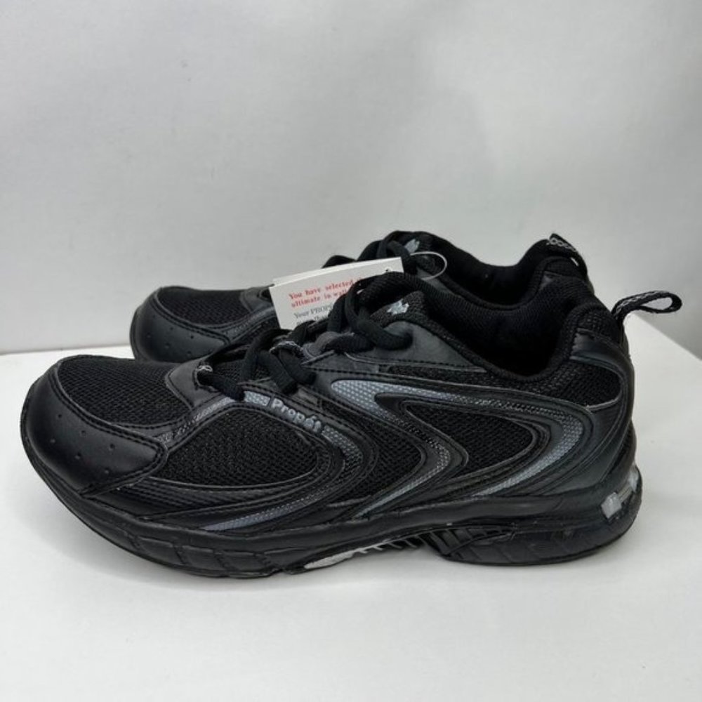Propet Deuce Walking Shoe Black Women  Stability Comfort